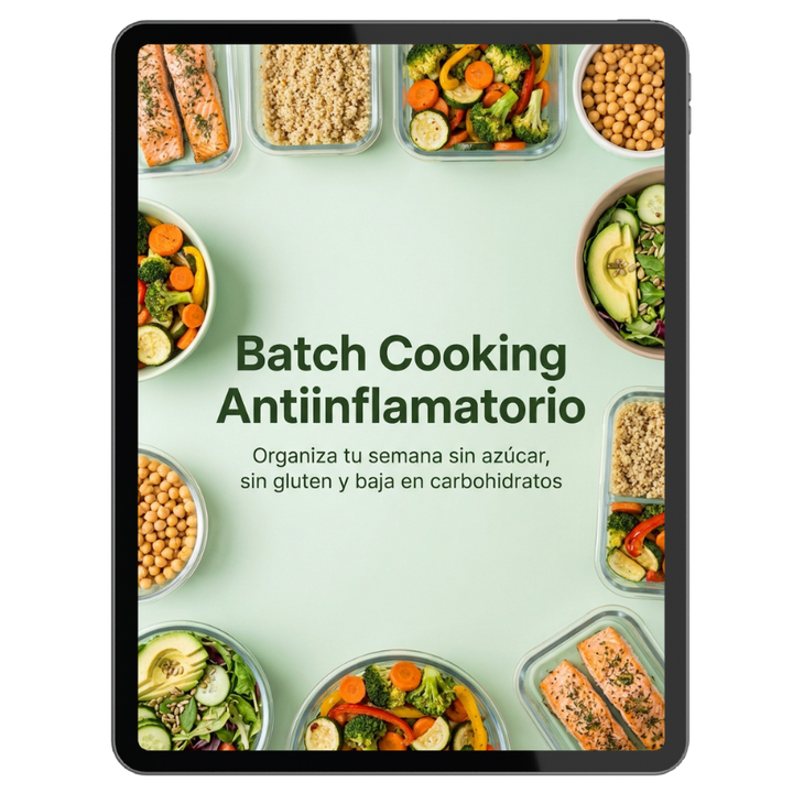 Cocina todo en 2 horas - Batch Cooking Antiinflamatorio
